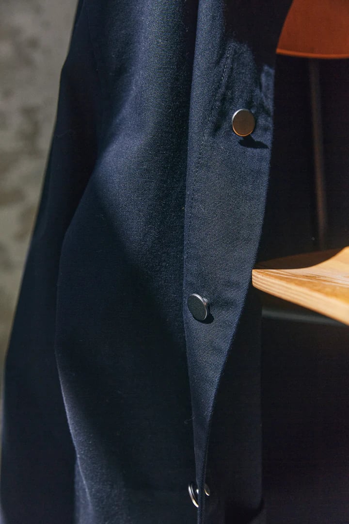 About Companions Jacke Asir Aus Bio-Denim Eco Canvas Navy About Companions Jacke Asir Aus Bio-Denim Eco Canvas Navy