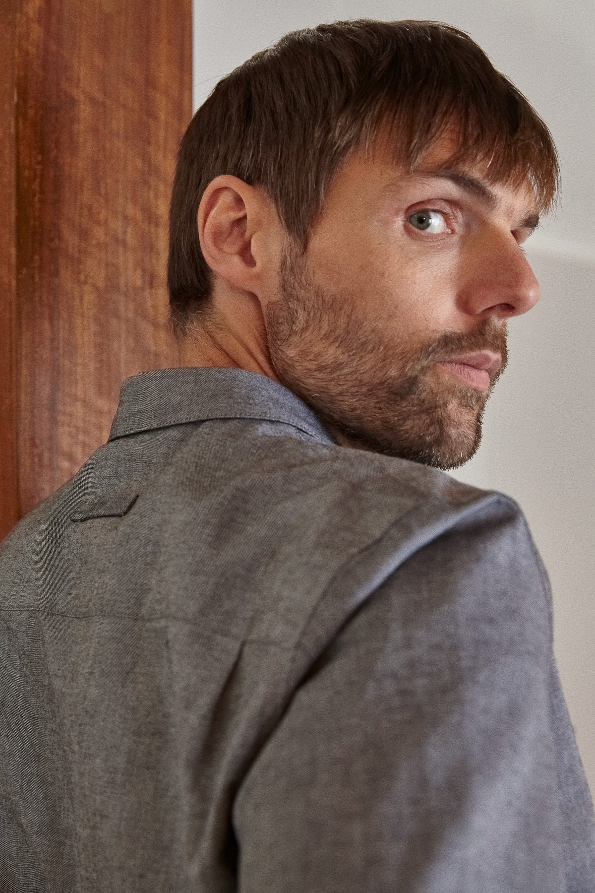 About Companions Hemd Simon Eco Oxford Grey About-Companions-Hemd-Simon-Eco-Oxford-Grey