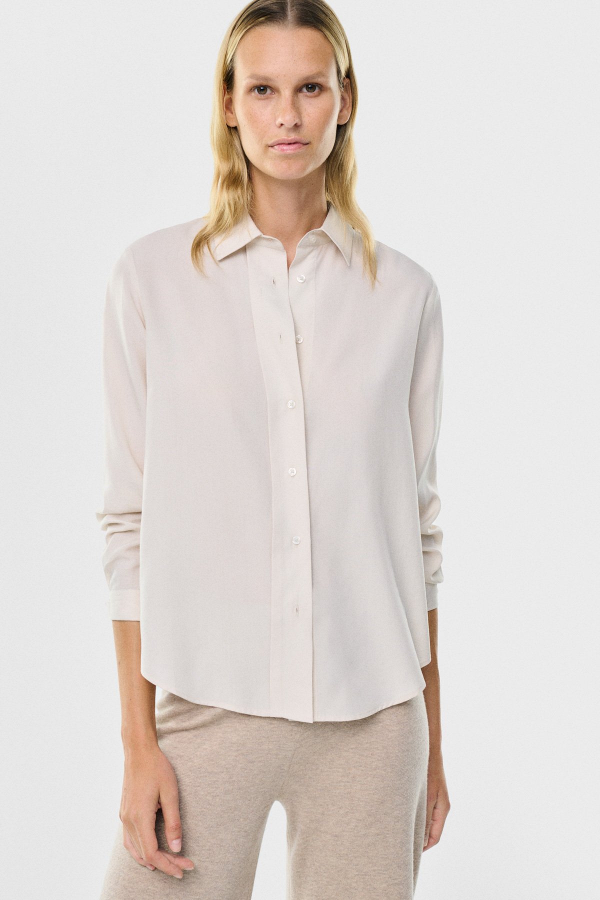 Ecoalf Bluse Trim Washed Stone Ecoalf-Bluse-Trim-Washed-Stone