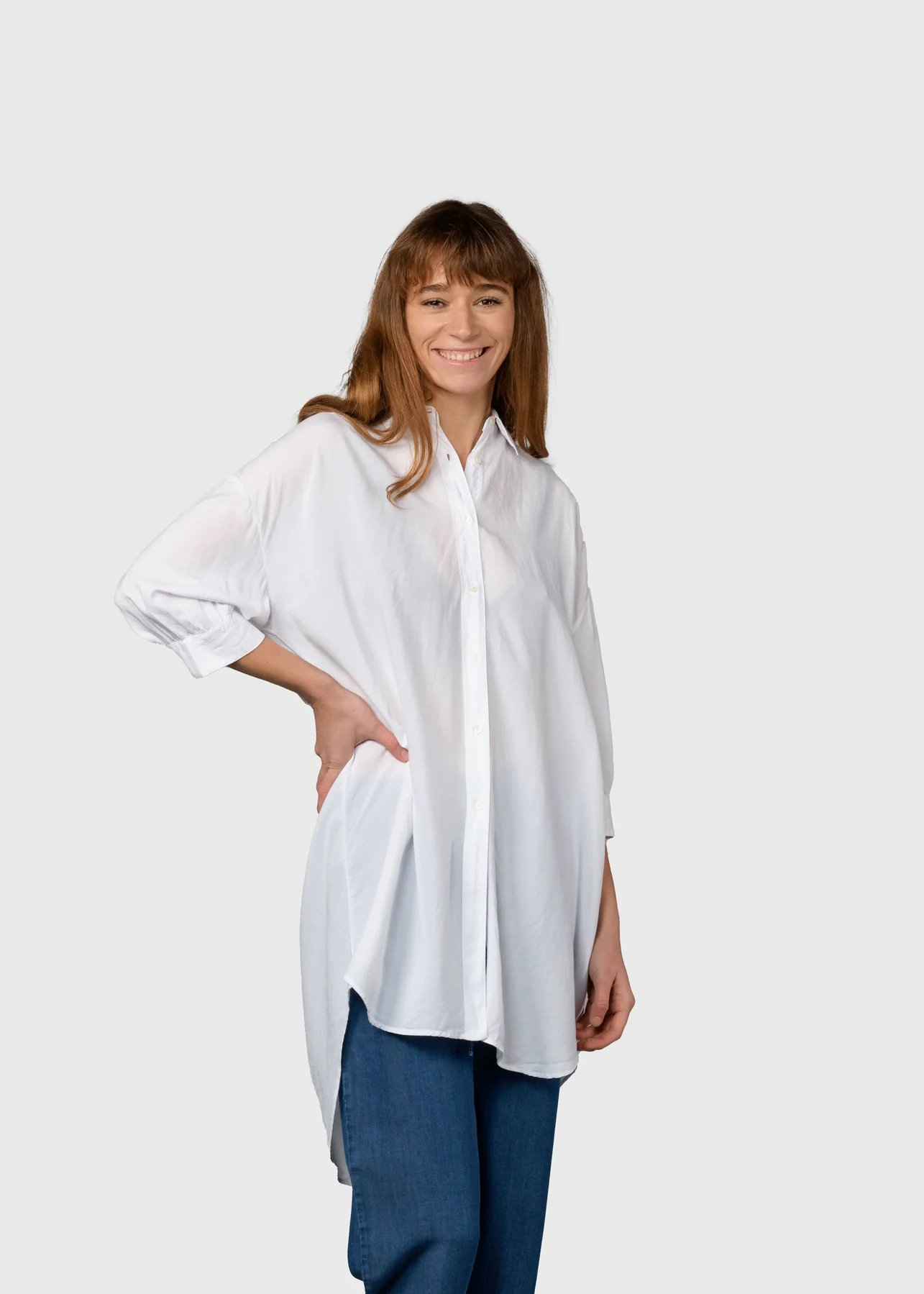 Klitmöller Collective Bluse Oline Aus Tencel White Klitmöller-Collective-Bluse-Oline-Aus-Tencel-White