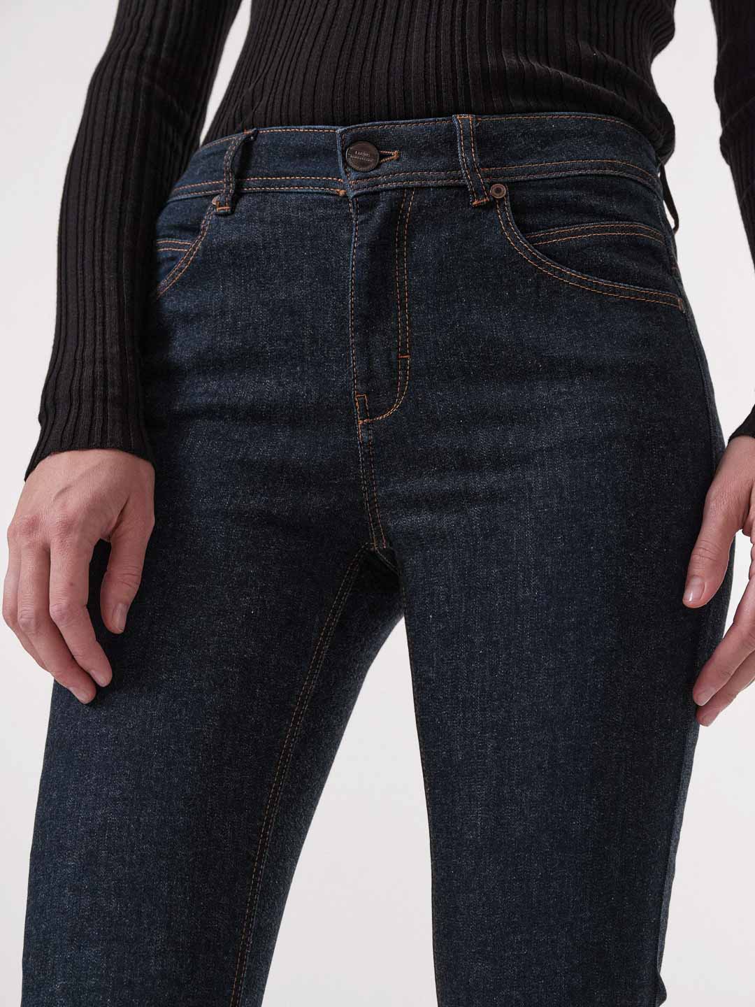 Lanius High Waist Jeans Gots Dark Blue Denim Lanius-High-Waist-Jeans-Gots-Dark-Blue-Denim