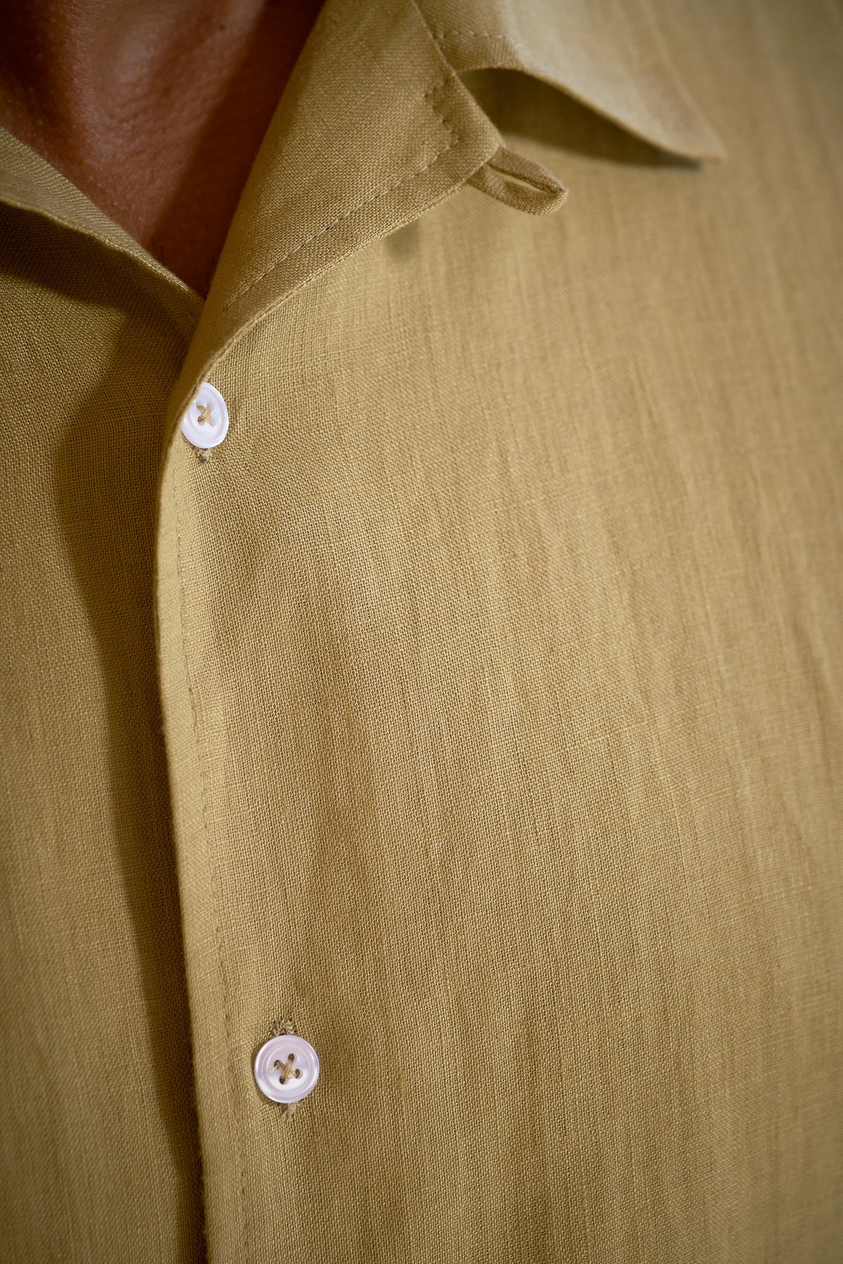 About Companions Seersucker - Kurzarmhemd Kuno Golden Pure Linen About-Companions-Seersucker---Kurzarmhemd-Kuno--Golden-Pure-Linen