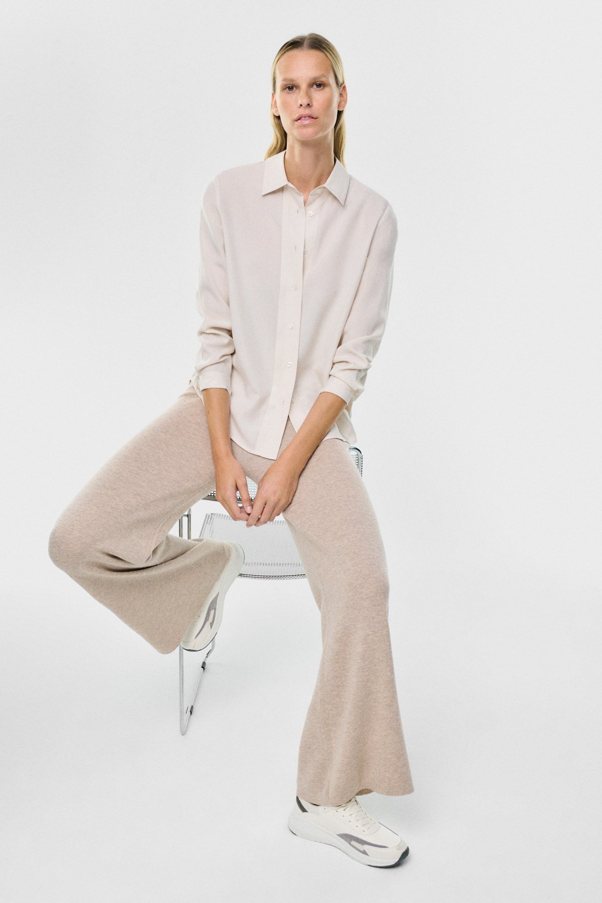Ecoalf Bluse Trim Washed Stone Ecoalf-Bluse-Trim-Washed-Stone
