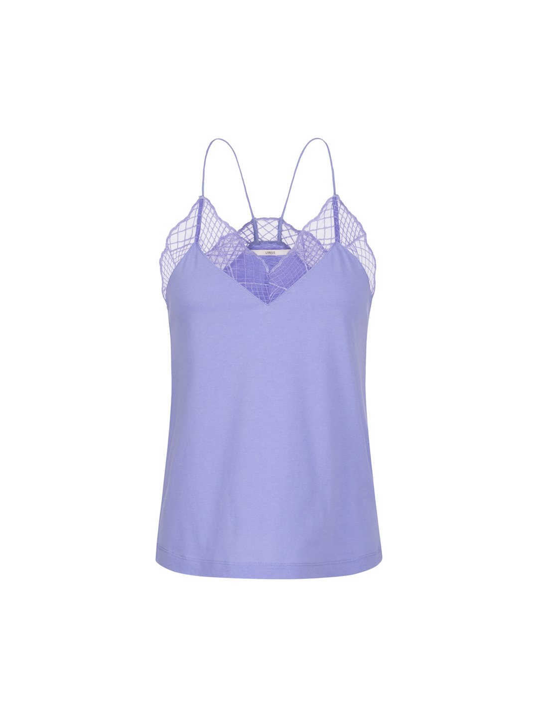 Lanius-Top-Mit-Grafischer-Spitze-Lavender