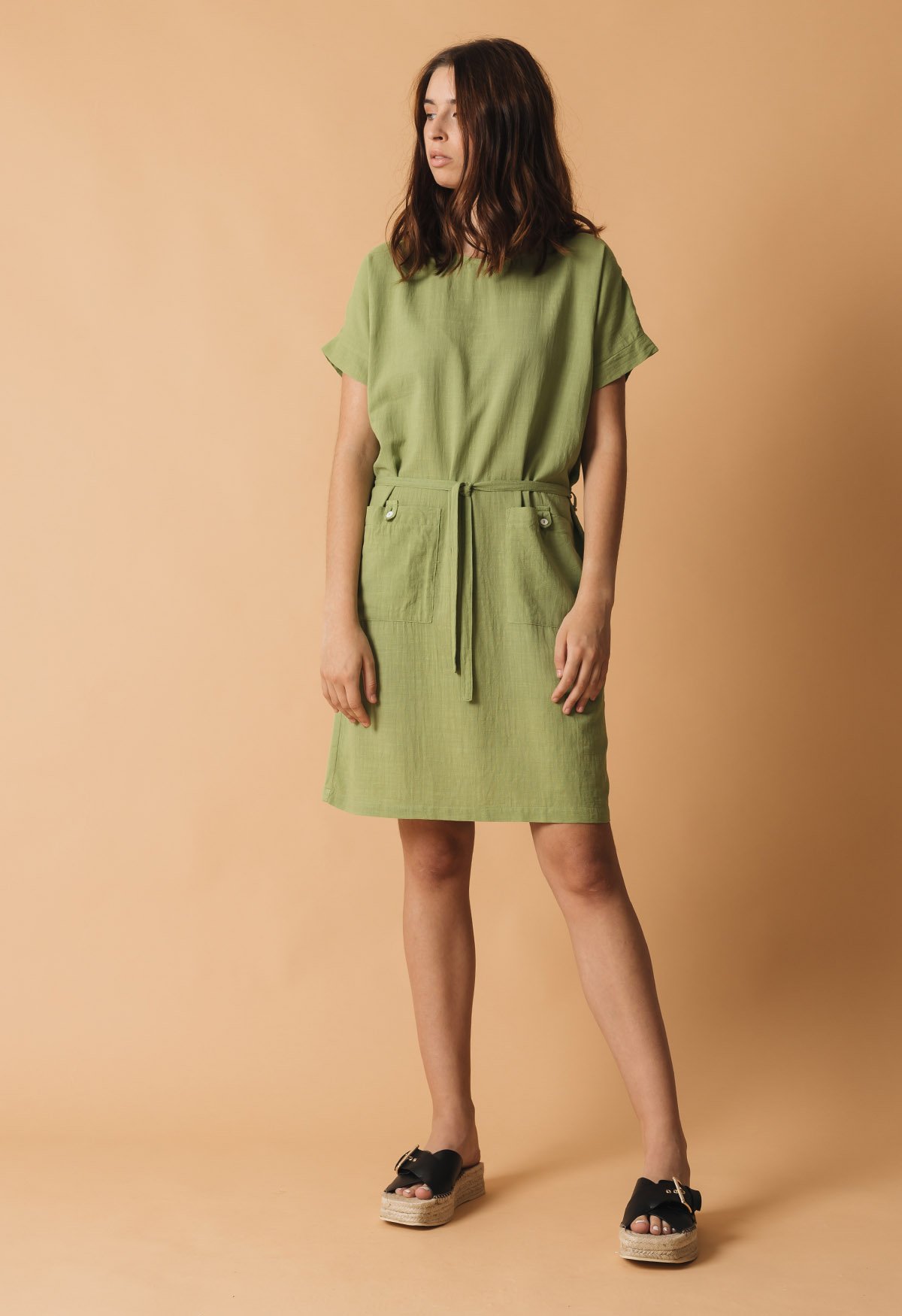 Lavandera-Kleid-Dawson-Pistachio