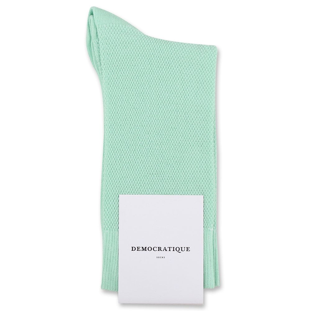 Democratique Socks Socken Originals Champagne Pique Pale Green Democratique-Socks-Socken-Originals-Champagne-Pique-Pale-Green