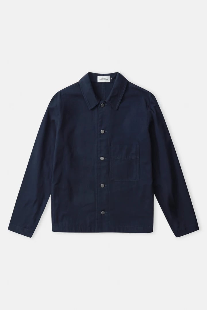About Companions Jacke Asir Aus Bio-Denim Eco Canvas Navy About Companions Jacke Asir Aus Bio-Denim Eco Canvas Navy