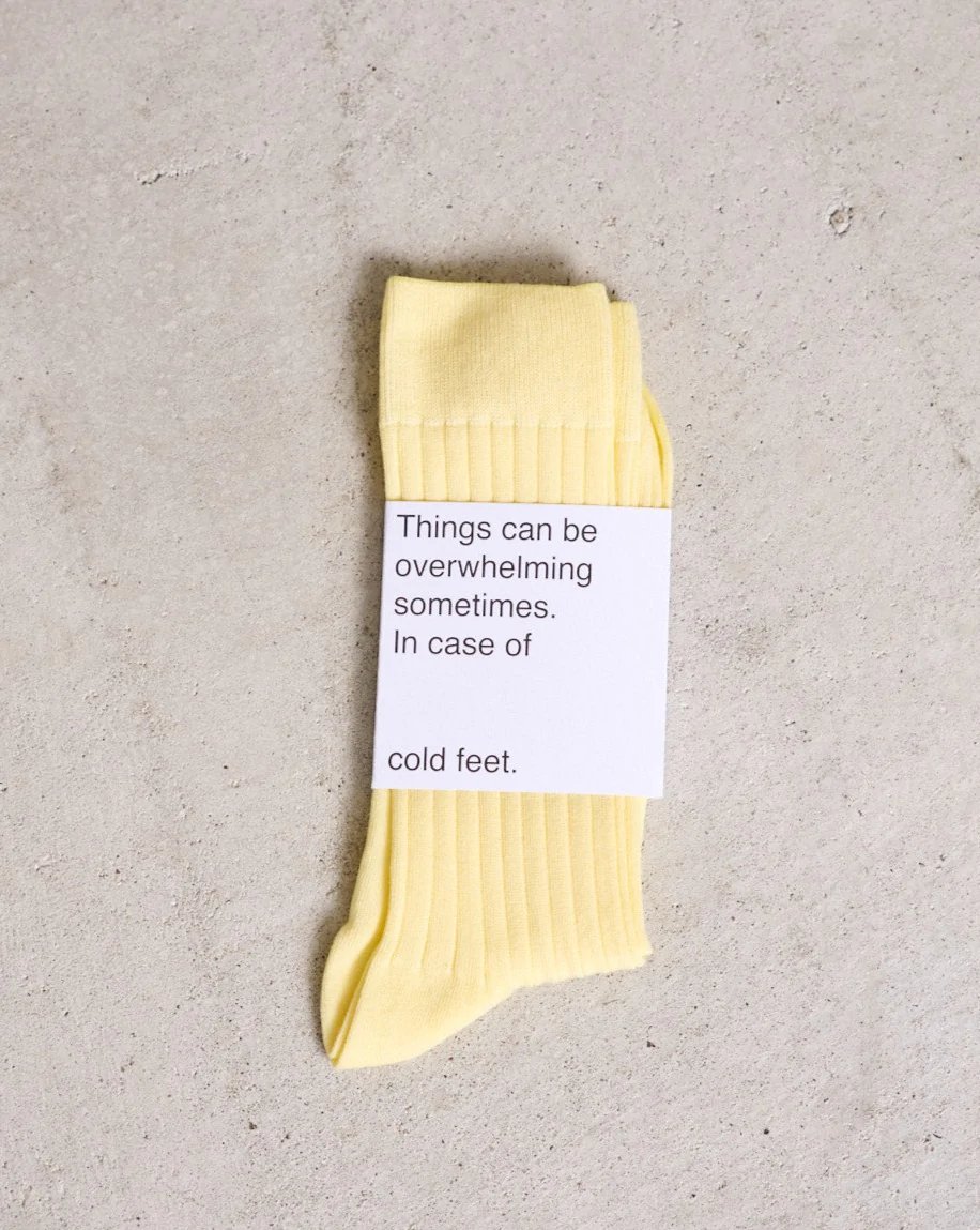 Jan-N-June-Socken-Faded-Lemon