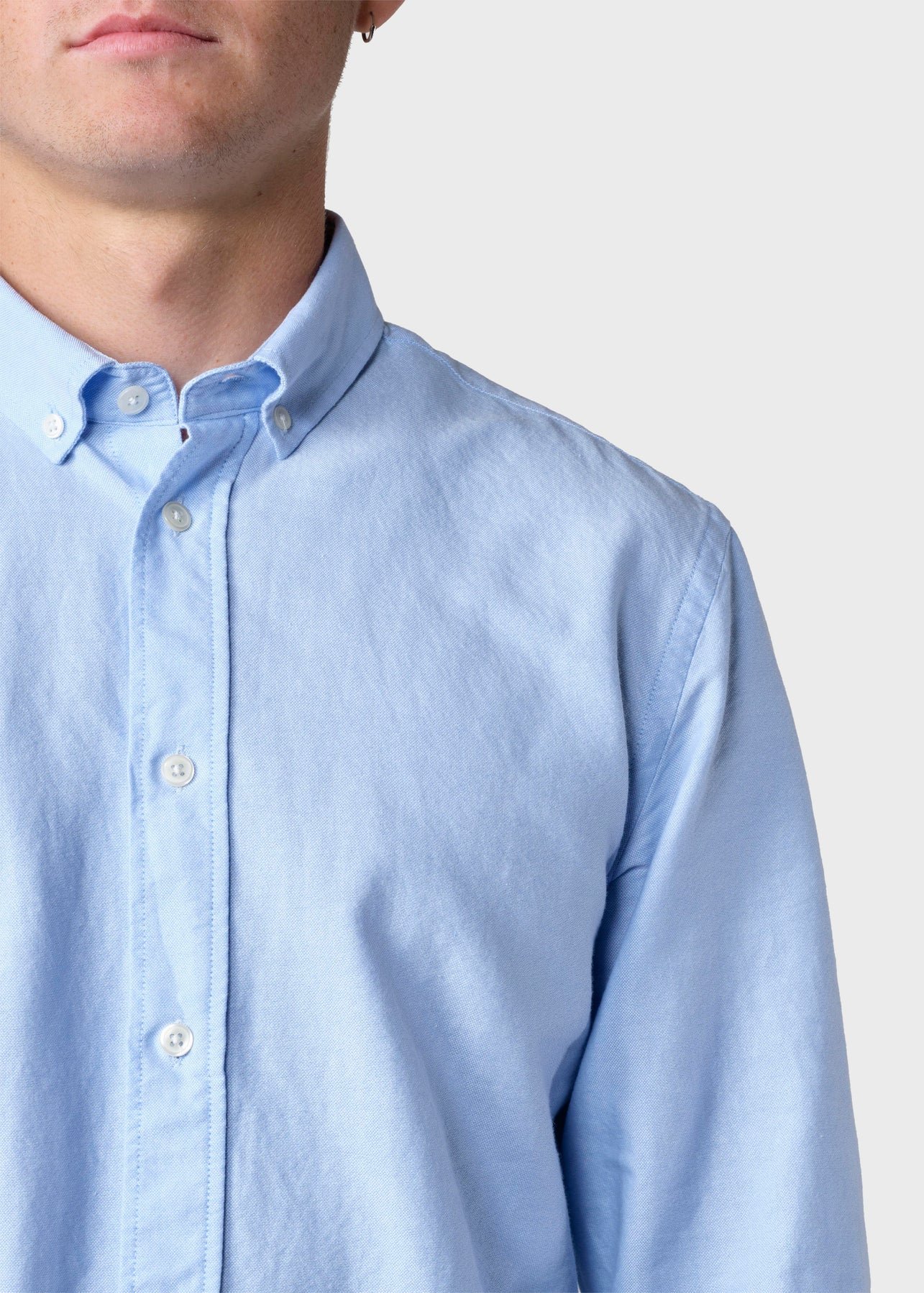 Klitmöller Collective Hemd Basic Blue Melange Klitmöller-Collective-Hemd-Basic-Blue-Melange
