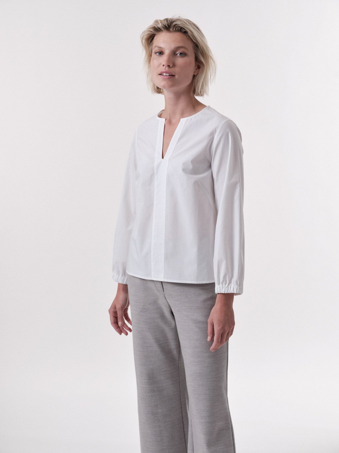 Lanius 3/4 Arm Bluse White Lanius-3/4-Arm-Bluse-White