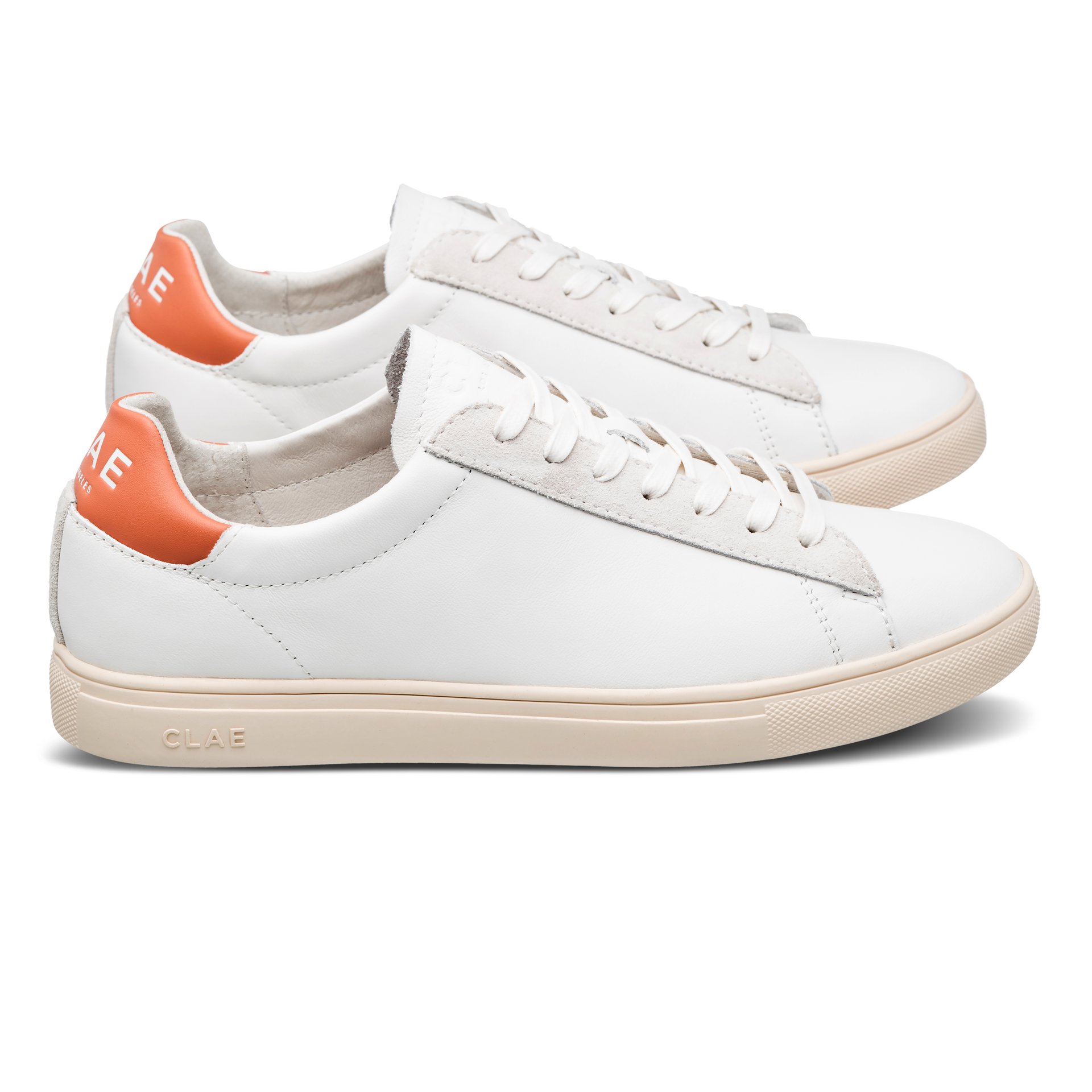 Clae Sneaker Bradley California White Leather Canyon Sunset Clae-Sneaker-Bradley-California-White-Leather-Canyon-Sunset