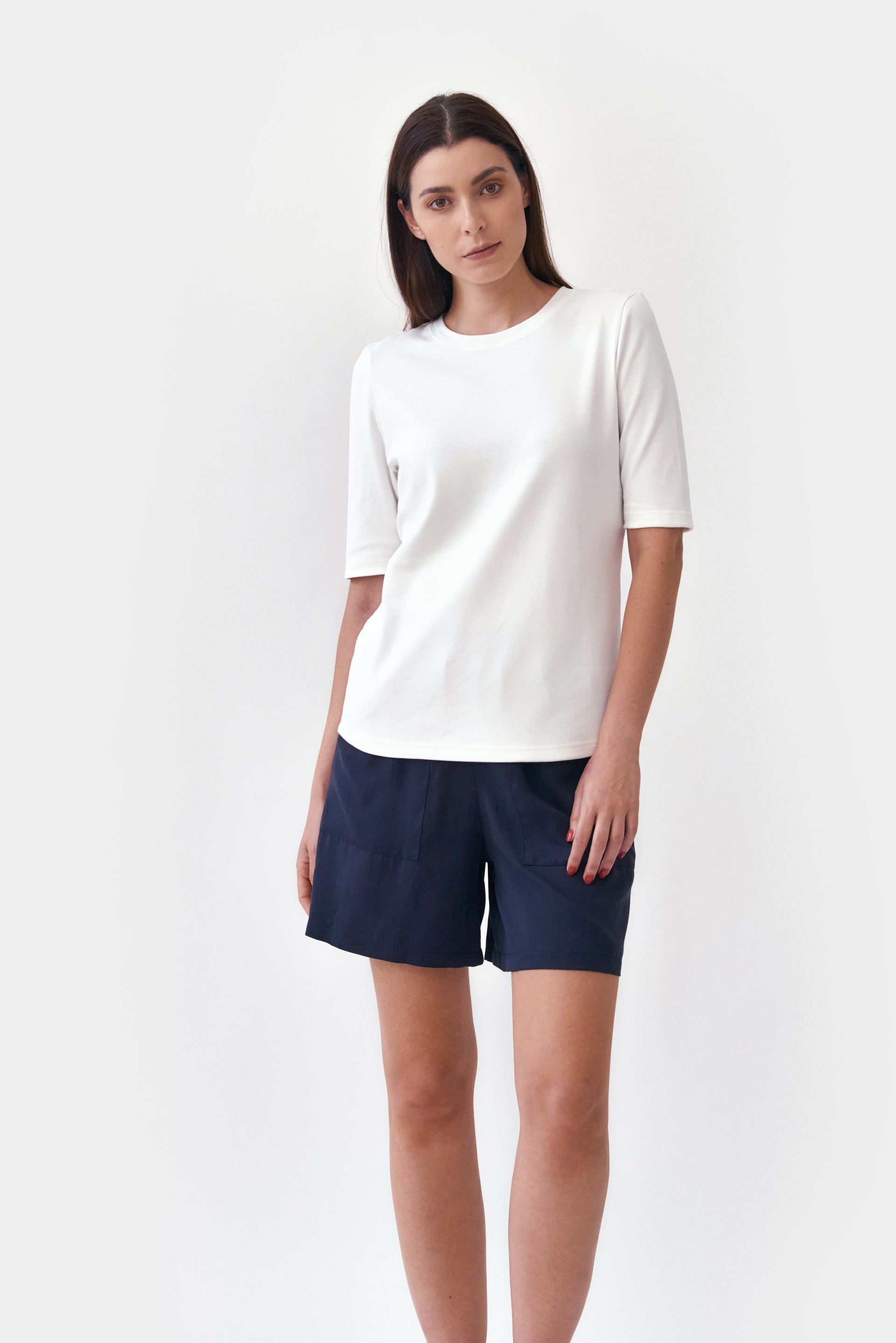 Mila Vert Short Sleeved Top White Mila-Vert-Short-Sleeved-Top-White