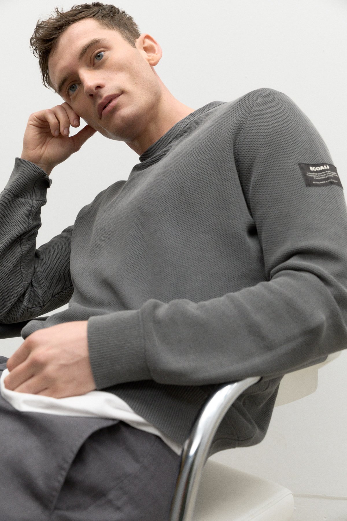 Ecoalf Strickpullover Ciruelo Caviar Ecoalf-Strickpullover-Ciruelo-Caviar