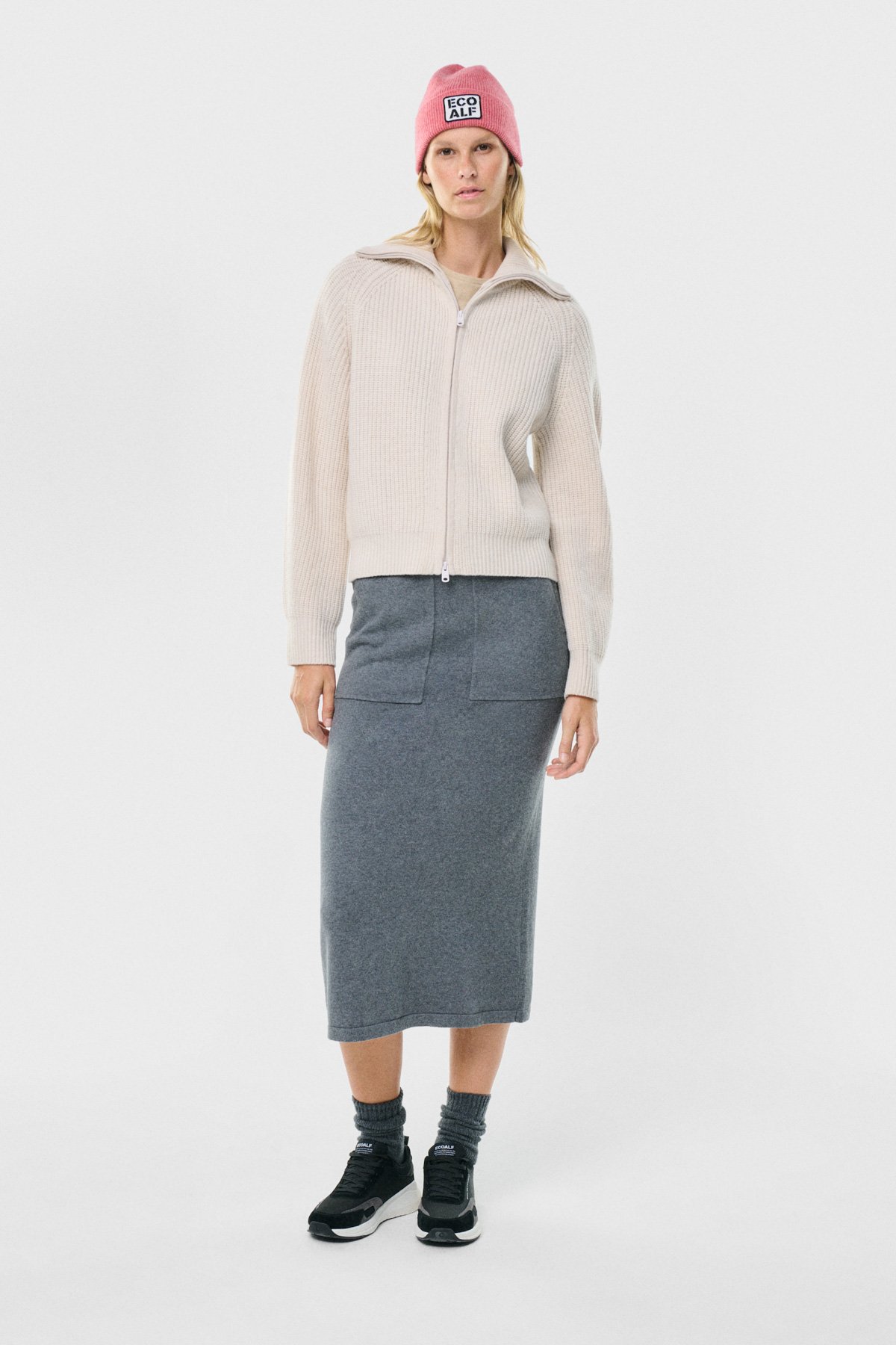 Ecoalf Zipper Eli Off White Ecoalf-Zipper-Eli-Off-White