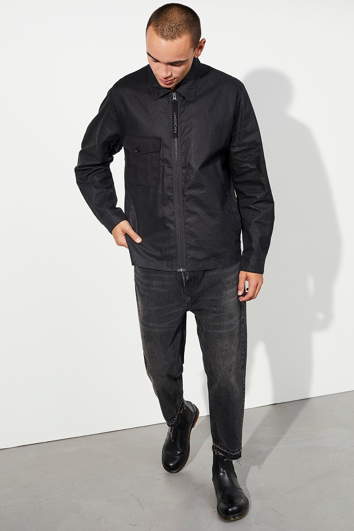 LangerChen-Jacke-Yoder-Black