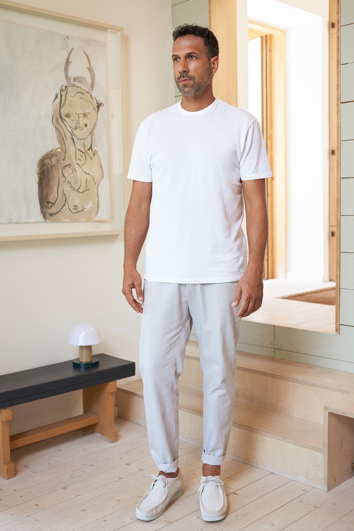 About Companions T-Shirt Liron Aus Baumwoll-Pique Eco Pique White About-Companions-T-Shirt-Liron-Aus-Baumwoll-Pique-Eco-Pique-White