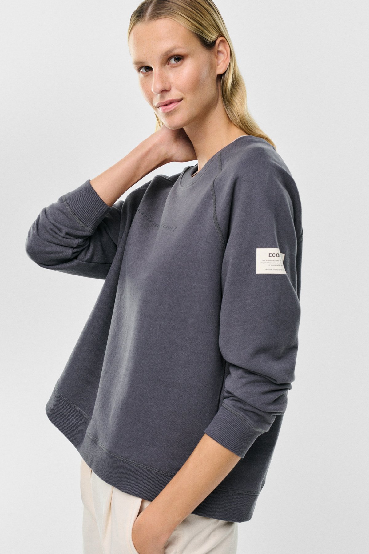 Ecoalf Sweatshirt Sirah Asphalt Ecoalf-Sweatshirt-Sirah-Asphalt