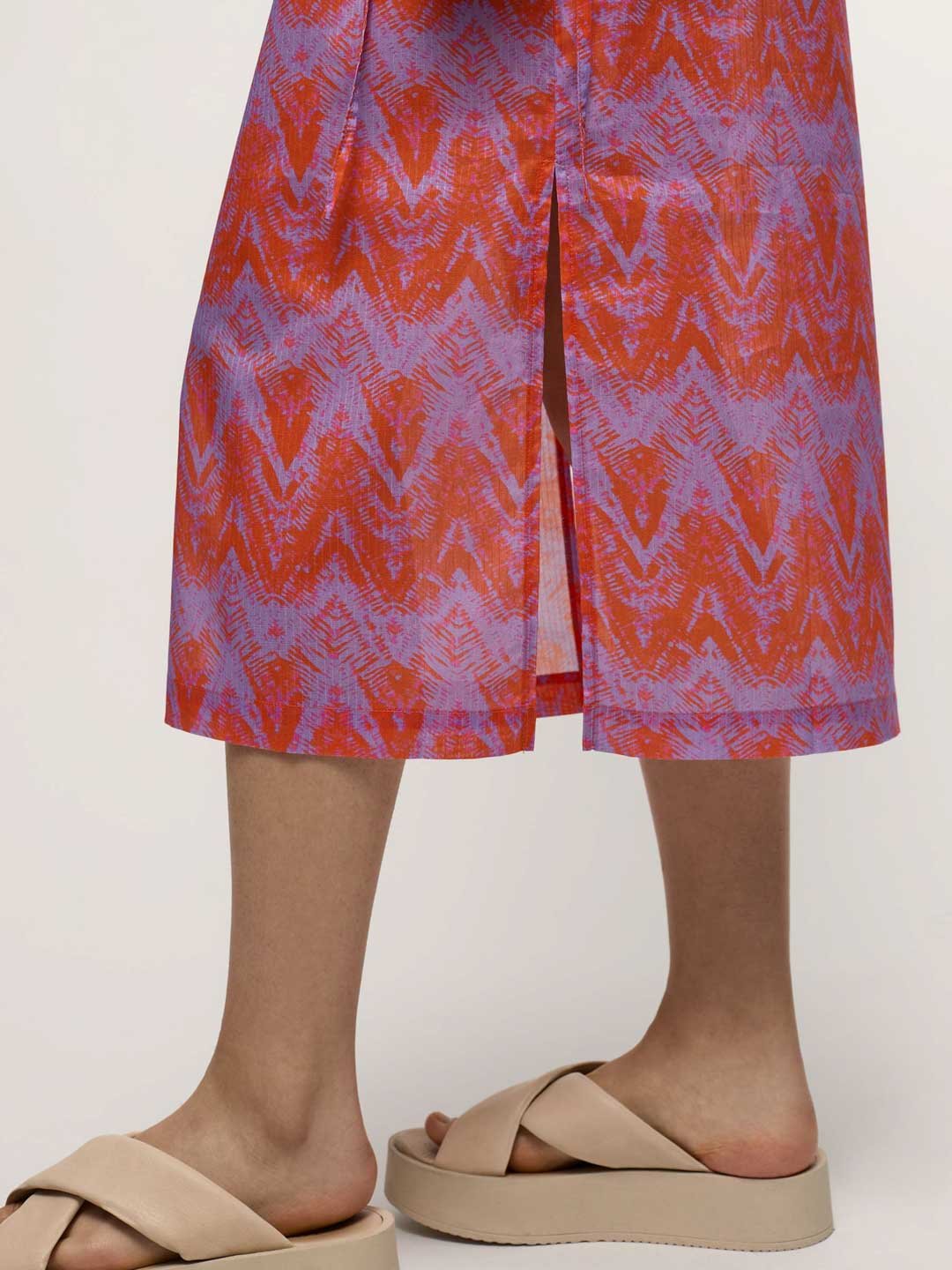 Lanius-Maxikleid-Gots-Print-Wild-Waves-Mandarine