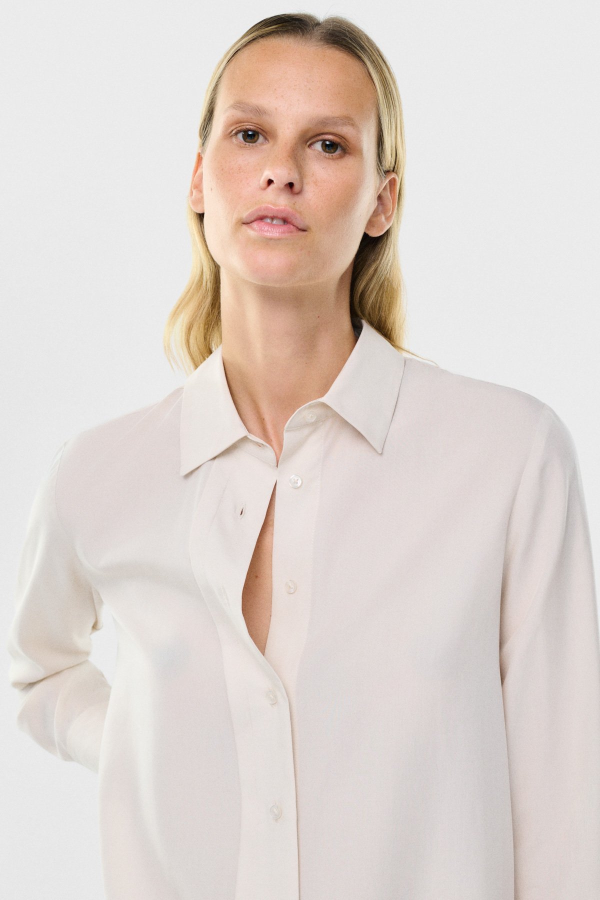 Ecoalf Bluse Trim Washed Stone Ecoalf-Bluse-Trim-Washed-Stone