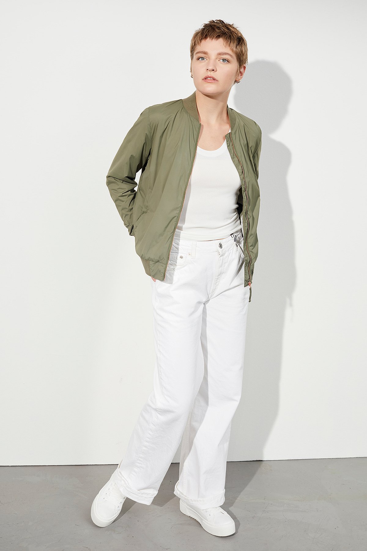 LangerChen Jacke Tamala Olive LangerChen-Jacke-Tamala-Olive