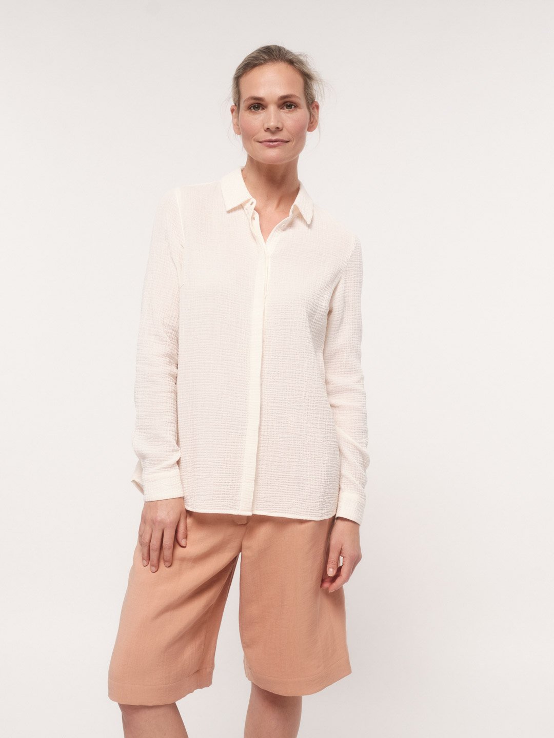 Lanius-Hemdbluse-Mit-Struktur-Sea-Salt