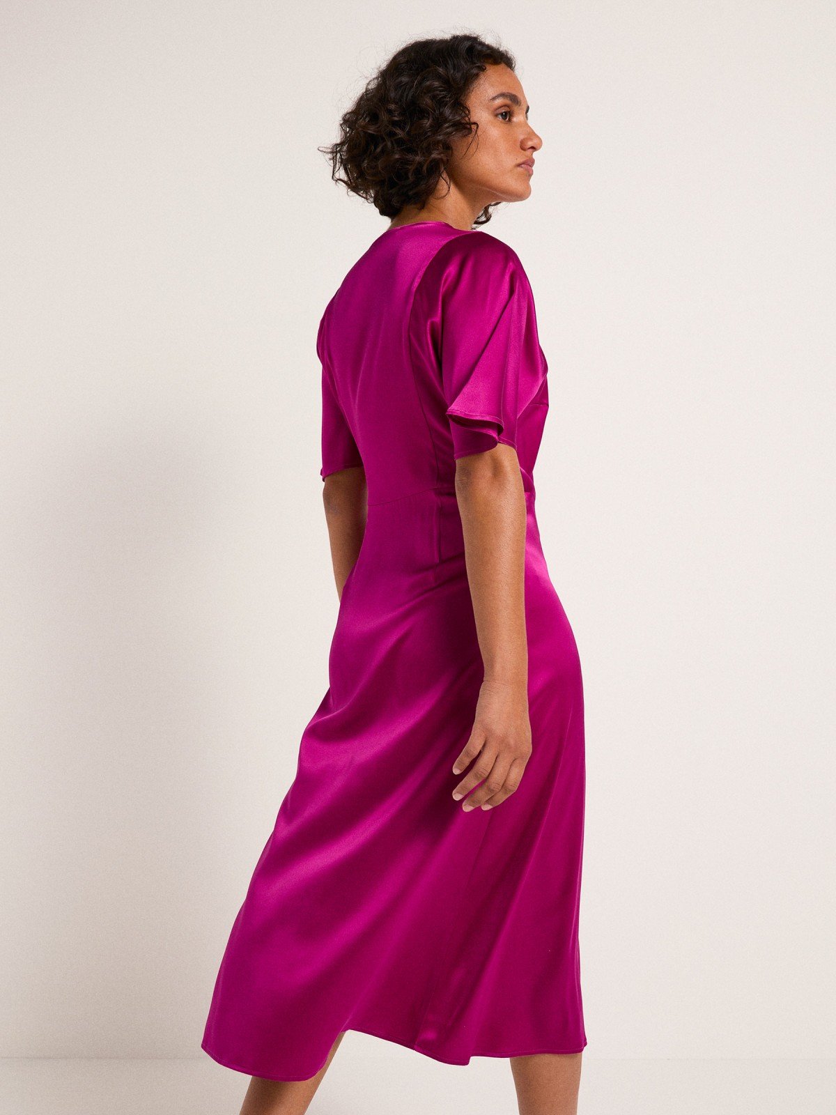 Lanius Seidenkleid Plum Lanius-Seidenkleid-Plum