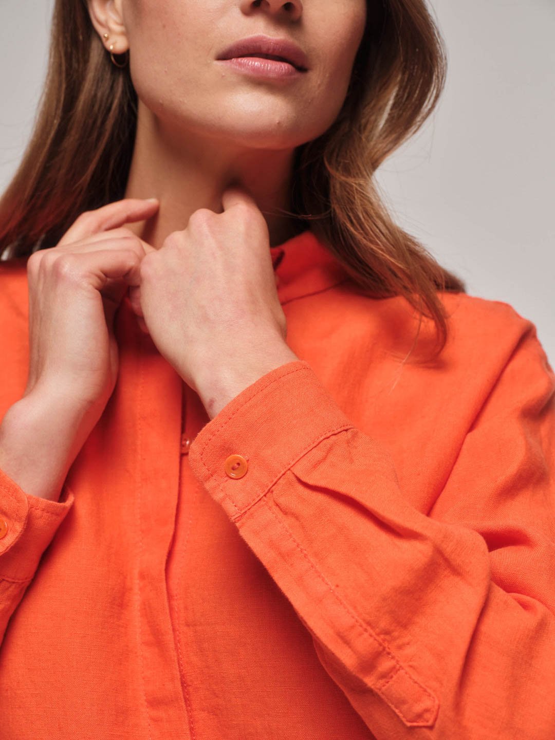 Lanius-Hemdbluse-Papaya