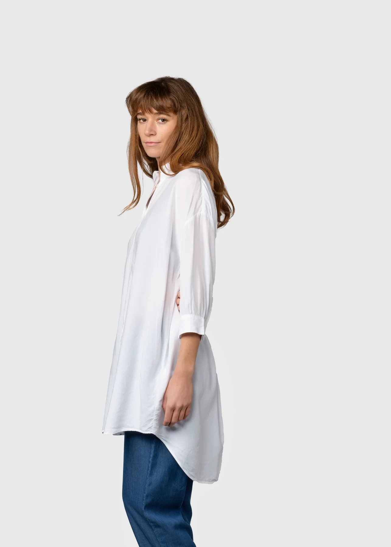 Klitmöller Collective Bluse Oline Aus Tencel White Klitmöller-Collective-Bluse-Oline-Aus-Tencel-White