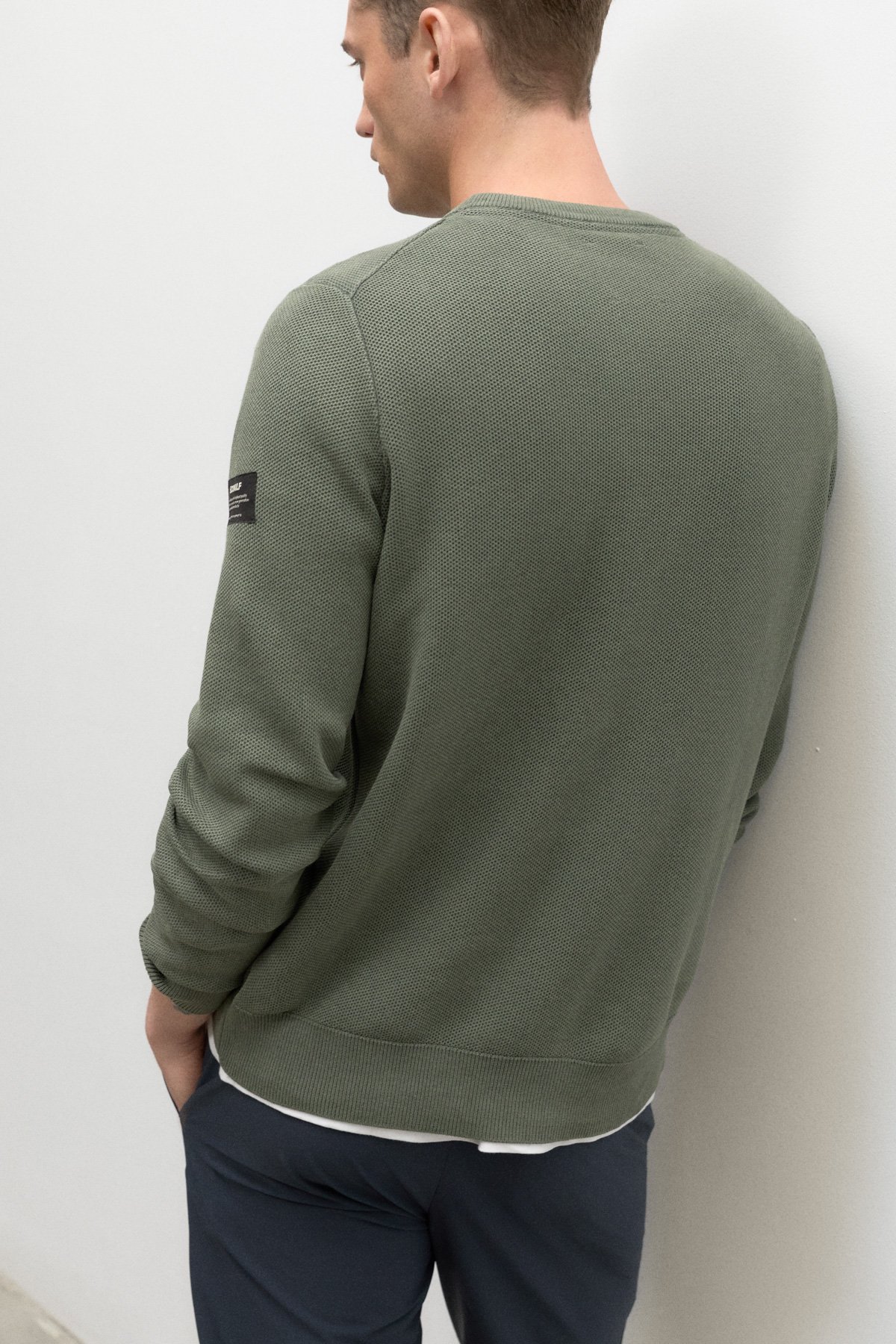 Ecoalf-Strickpullover-Ciruelo-Olive