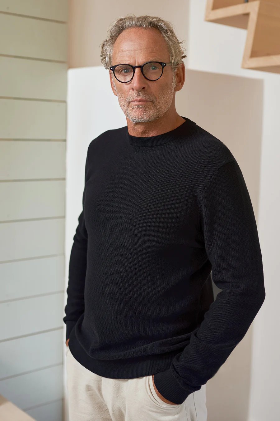 About Companions Jumper Morten Eco Knotted Black