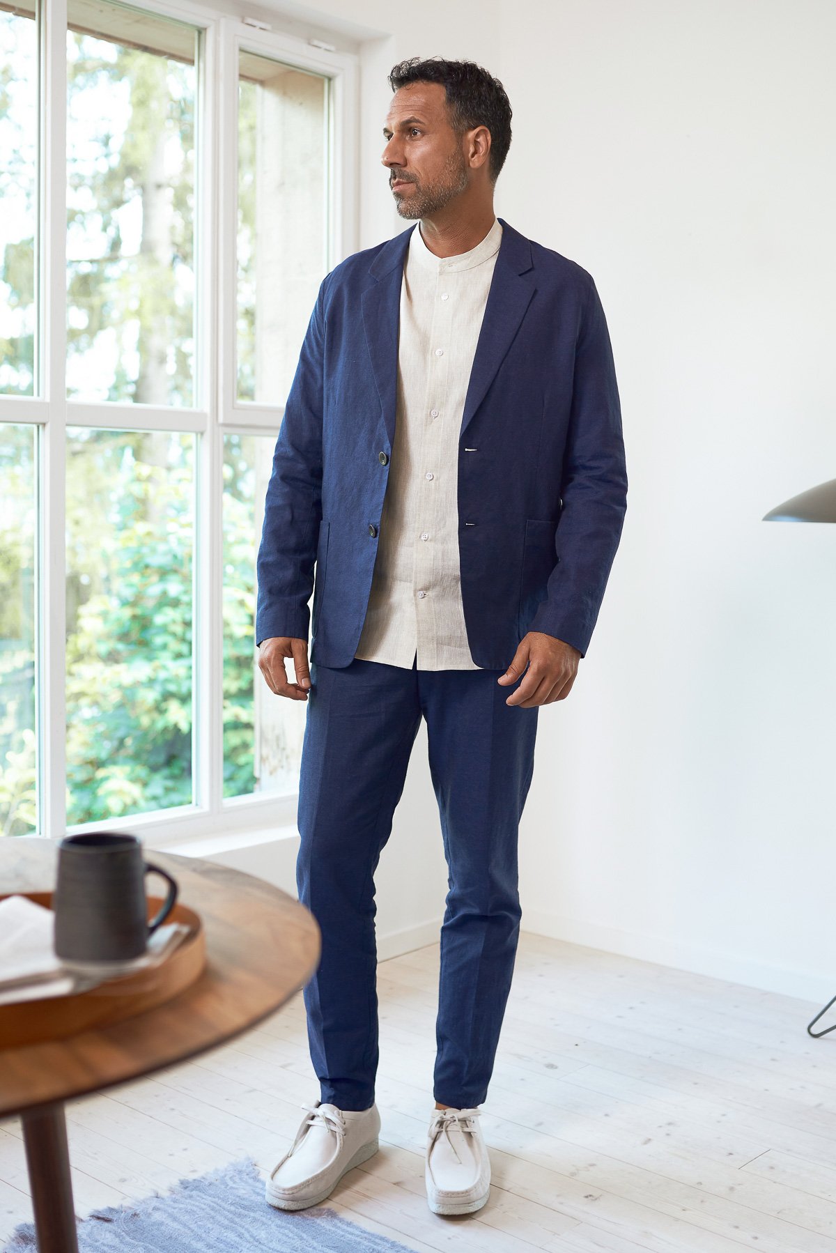 About Companions Leinen-Sakko Enver Navy Linen About-Companions-Leinen-Sakko-Enver--Navy-Linen