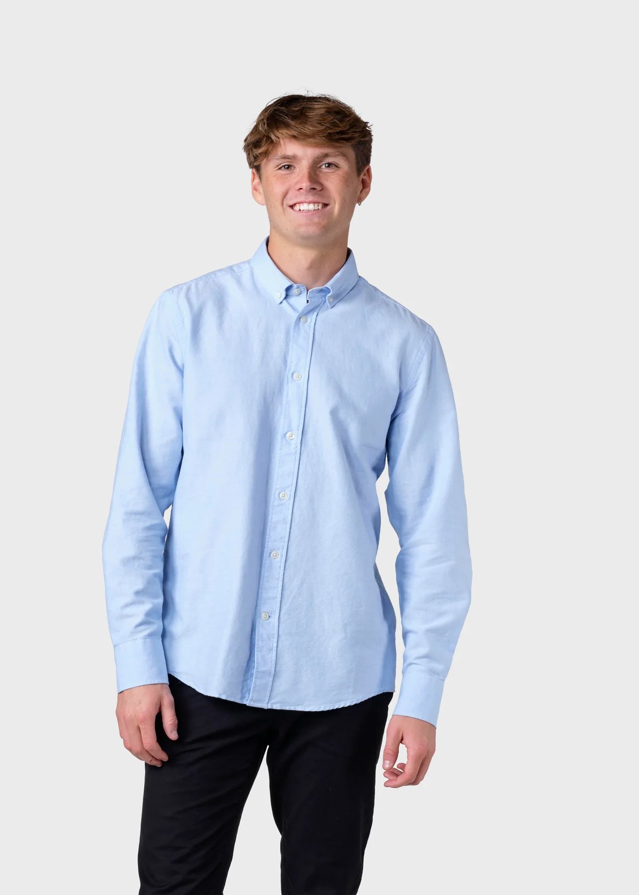 Klitmöller Collective Hemd Basic Blue Melange Klitmöller-Collective-Hemd-Basic-Blue-Melange