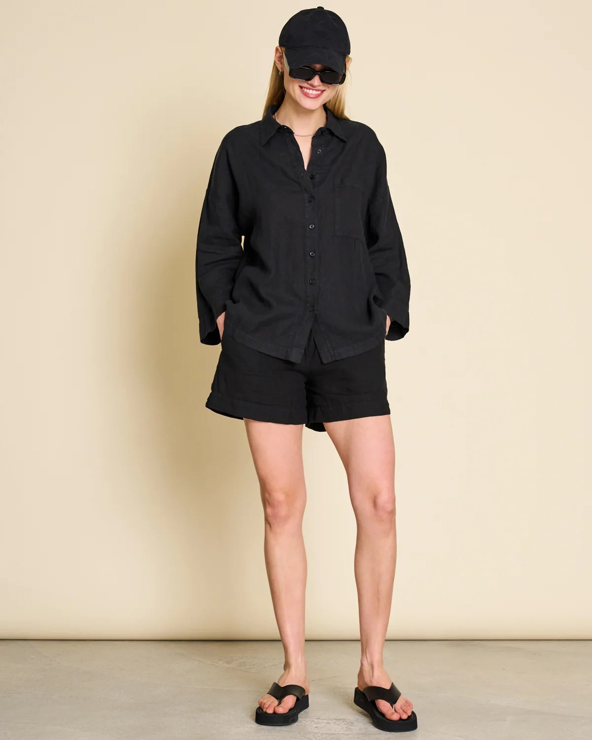 Jan N June Leinenbluse Mons Black Jan-N-June-Leinenbluse-Mons-Black