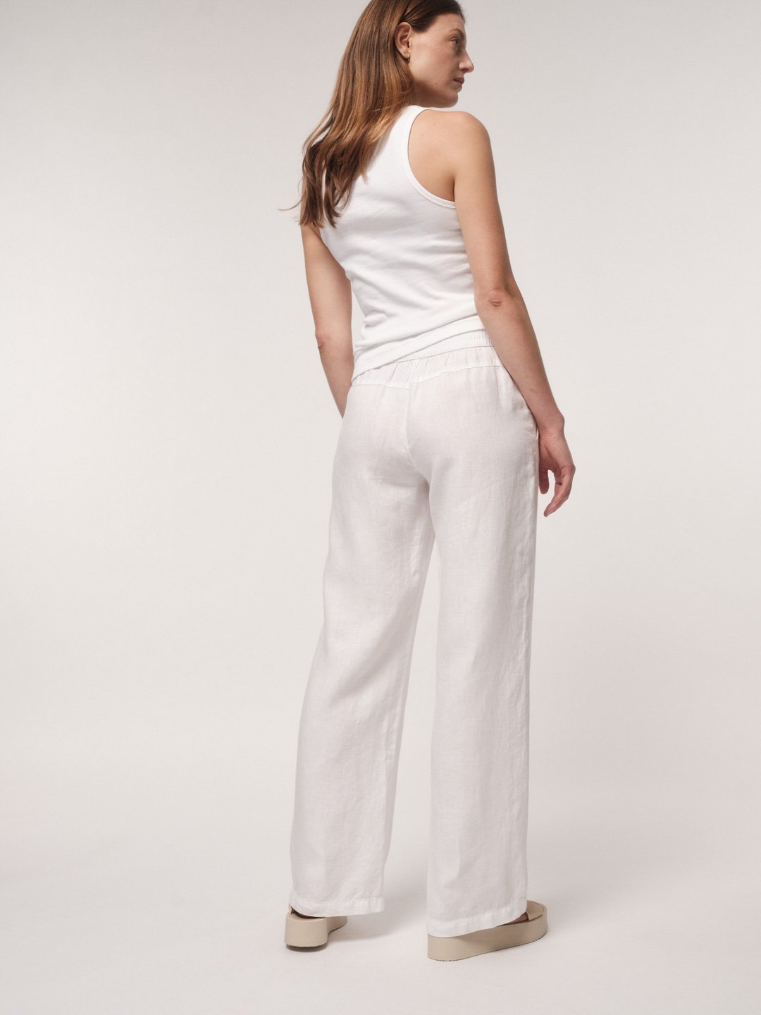 Lanius Marlenehose Aus Leinen White Lanius-Marlenehose-Aus-Leinen-White