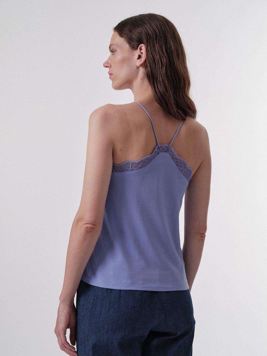 Lanius-Top-Mit-Grafischer-Spitze-Lavender