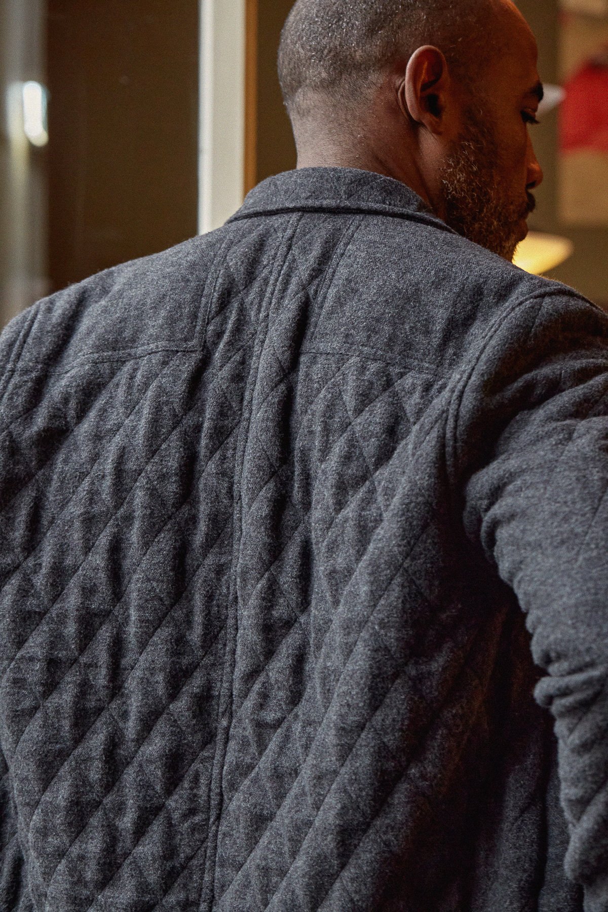 About Companions Jacke Owe Eco Padded Coal Flannel About-Companions-Jacke-Owe-Eco-Padded-Coal-Flannel