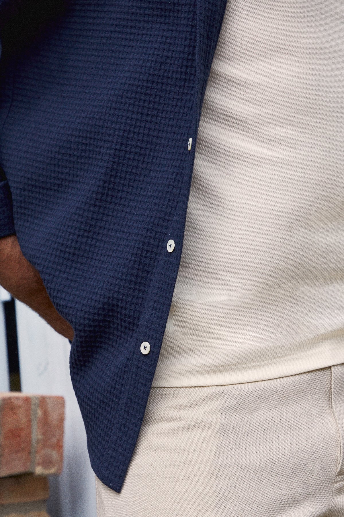 About Companions Hemd Ken Eco Crepe Navy About-Companions-Hemd-Ken--Eco-Crepe-Navy