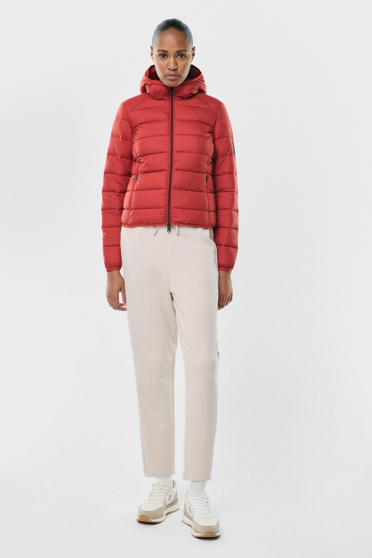 Ecoalf-Damenjacke-Aspen-Burned-Red