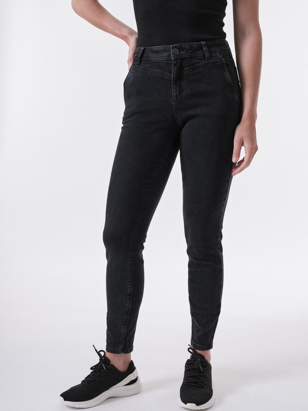 Lanius High Waist Jeans Ocs Black Denim Lanius-High-Waist-Jeans-Ocs-Black-Denim