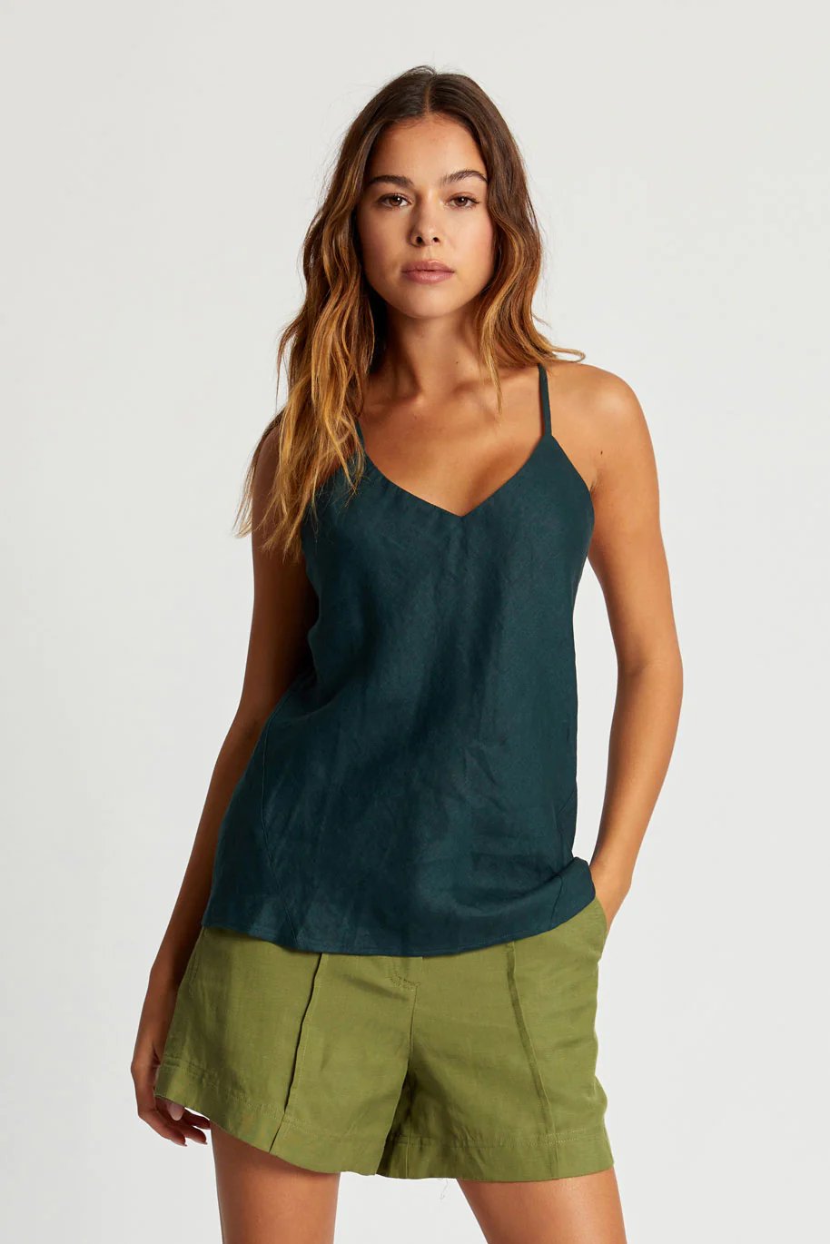 Komodo Top Fleur Camisole Teal Green Komodo-Top-Fleur-Camisole-Teal-Green