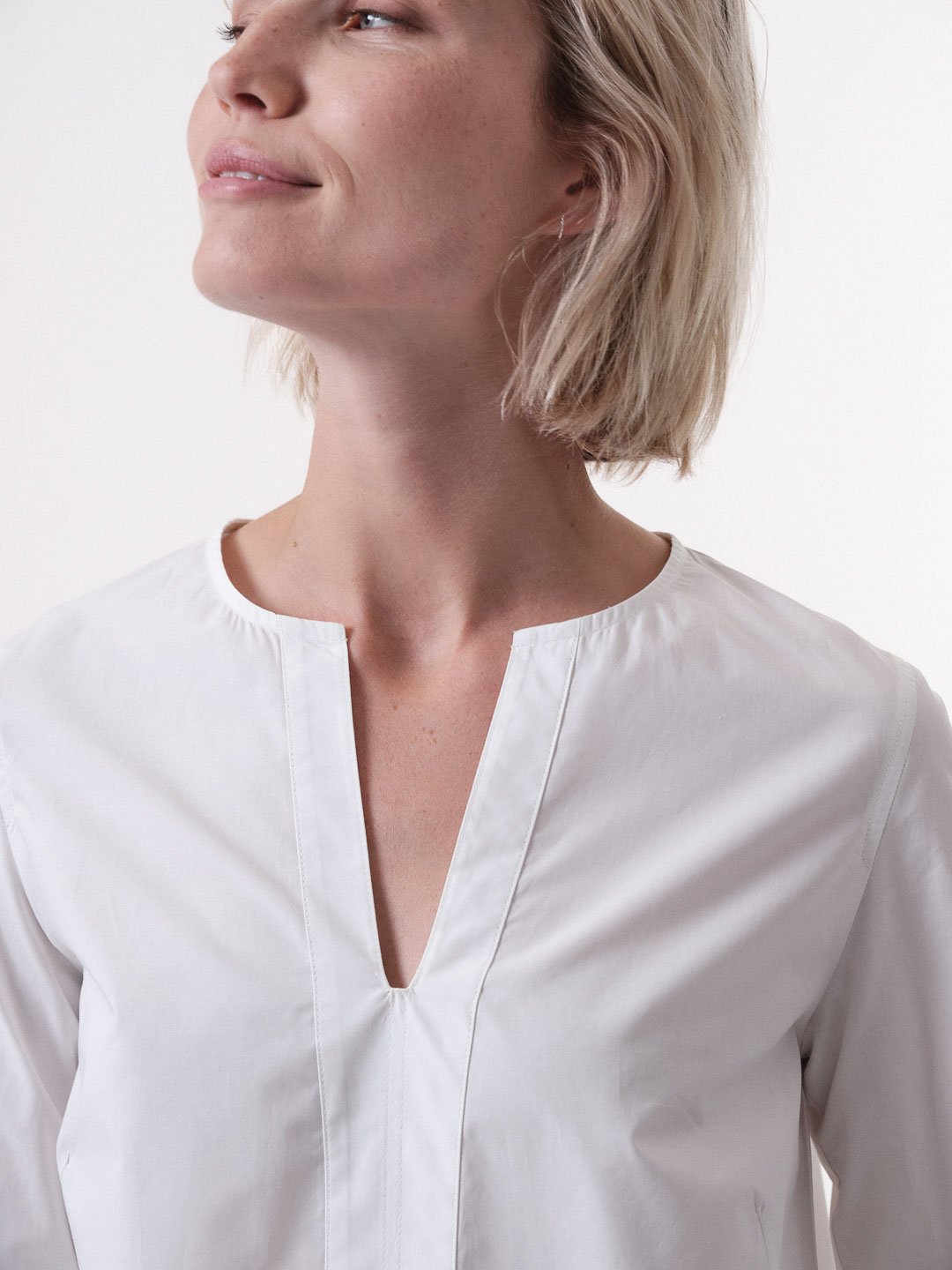 Lanius 3/4 Arm Bluse White Lanius-3/4-Arm-Bluse-White