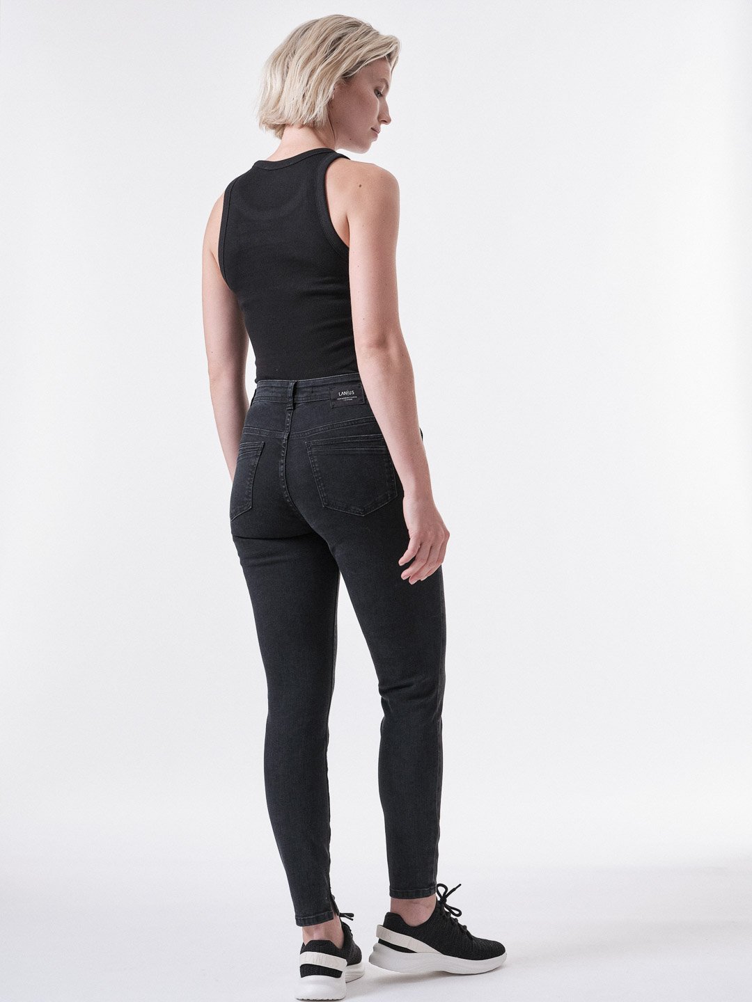 Lanius High Waist Jeans Ocs Black Denim Lanius-High-Waist-Jeans-Ocs-Black-Denim