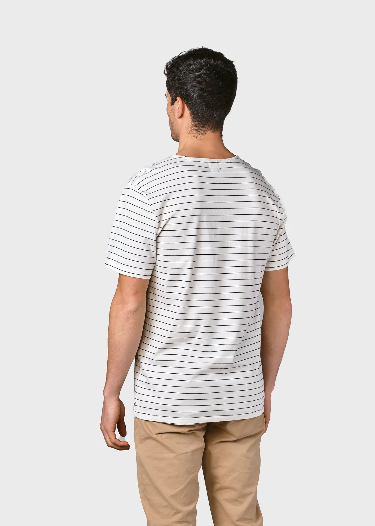 Klitmöller Collective T-Shirt Tom Cream/Navy Klitmöller-Collective-T-Shirt-Tom-Cream/Navy