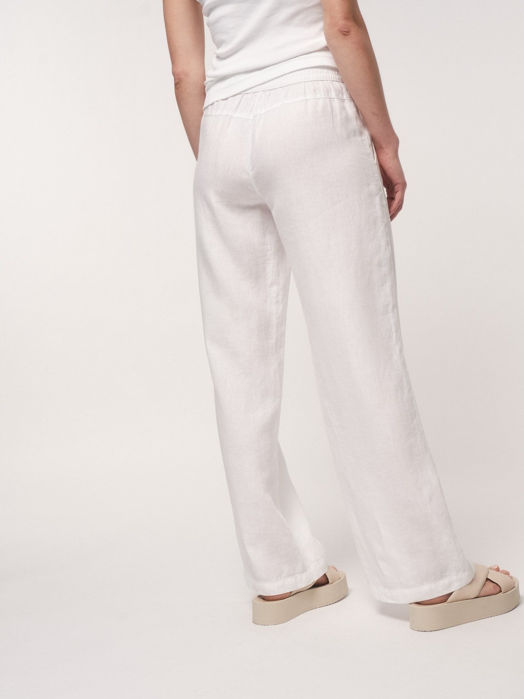 Lanius Marlenehose Aus Leinen White Lanius-Marlenehose-Aus-Leinen-White