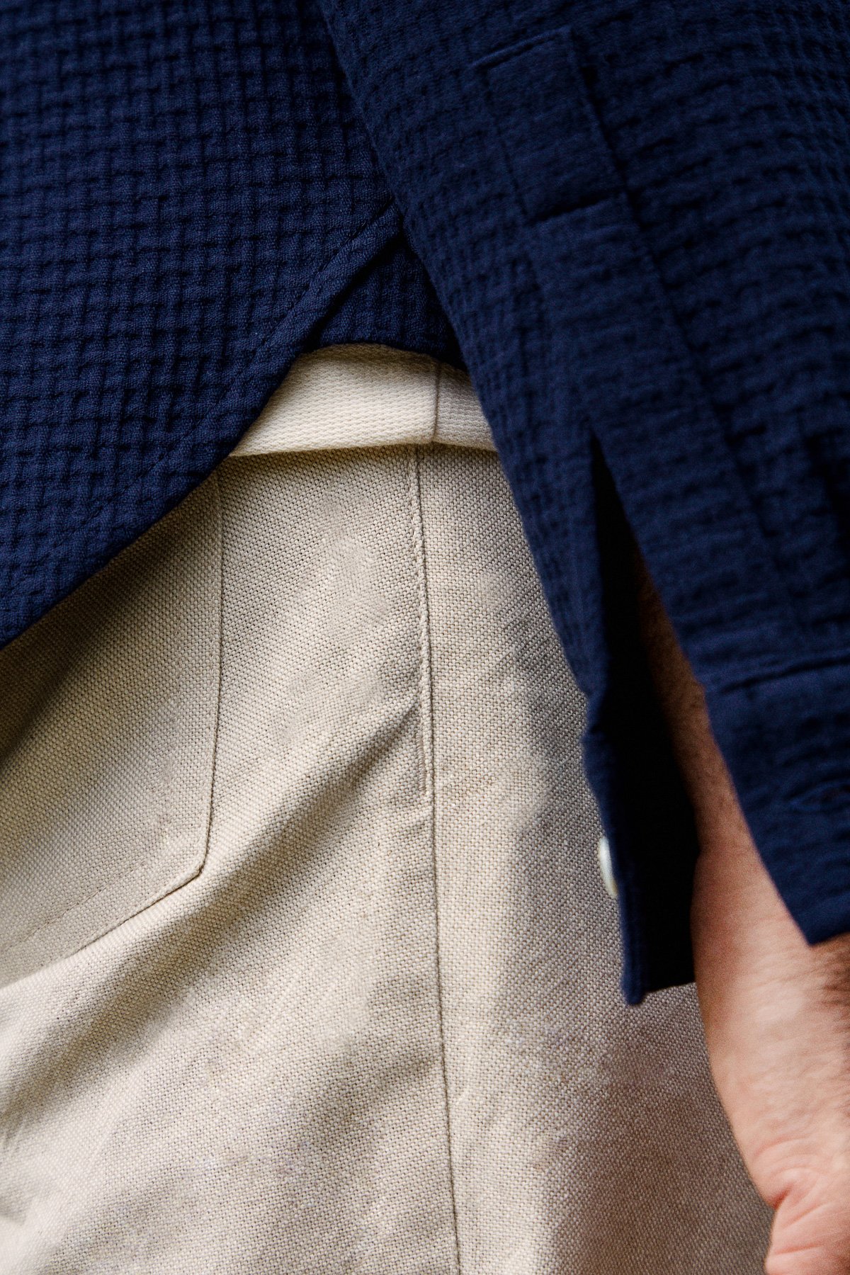 About Companions Hemd Ken Eco Crepe Navy About-Companions-Hemd-Ken--Eco-Crepe-Navy
