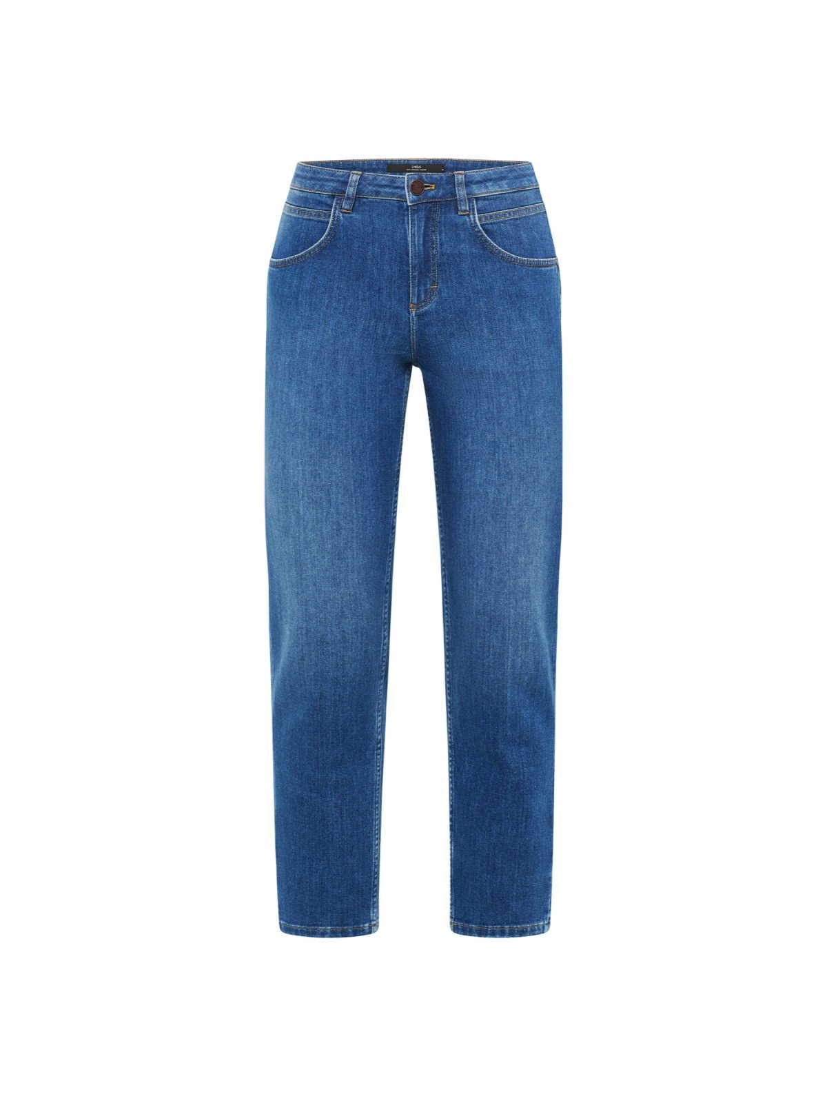 Lanius Girlfriend Jeans Mid-Waist Mid Blue Denim Lanius-Girlfriend-Jeans-Mid-Waist-Mid-Blue-Denim