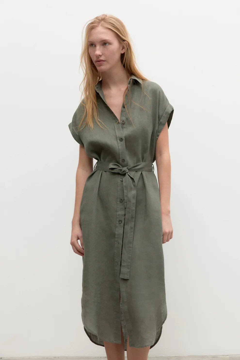 Ecoalf-Kleid-Amatista-Olive