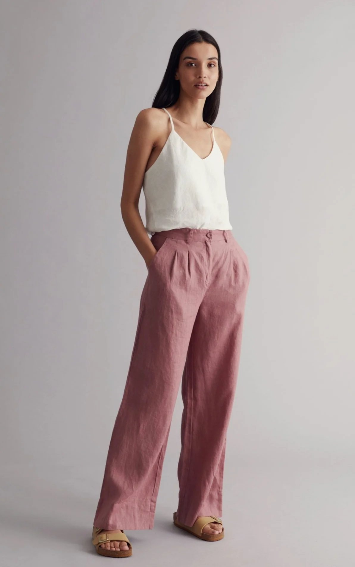Komodo Leinenhose Lion Dusty Pink Komodo-Leinenhose-Lion-Dusty-Pink