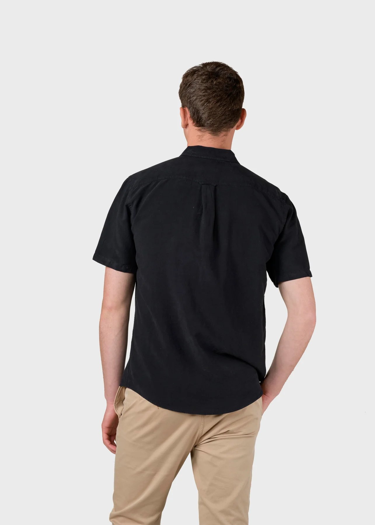 Klitmöller Collective Kurzarm-Hemd Mikkel Aus Tencel Black Klitmöller Collective Kurzarm-Hemd Mikkel Aus Tencel Black