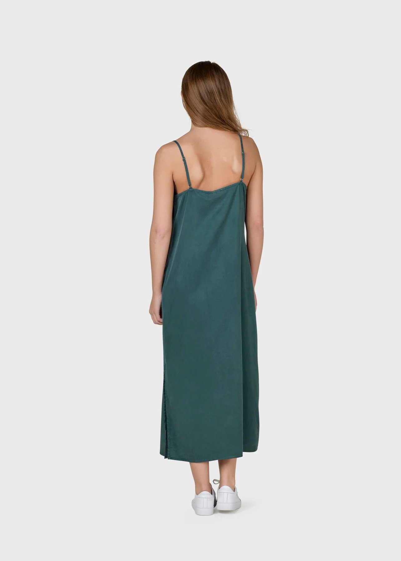 Klitmöller Collective Trägerkleid Manuella Aus Tencel Moss Green